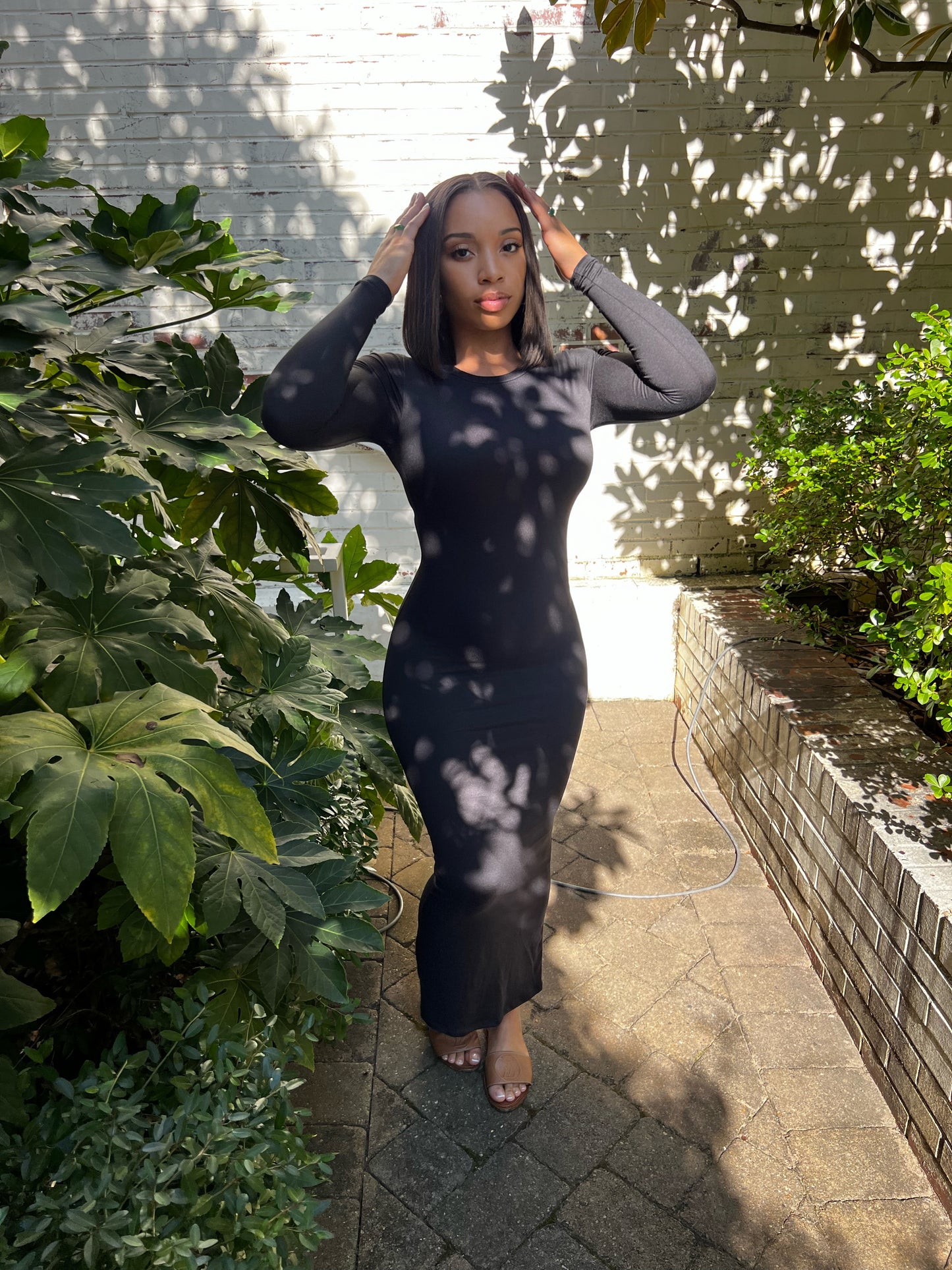Just like skin Dress (Black)