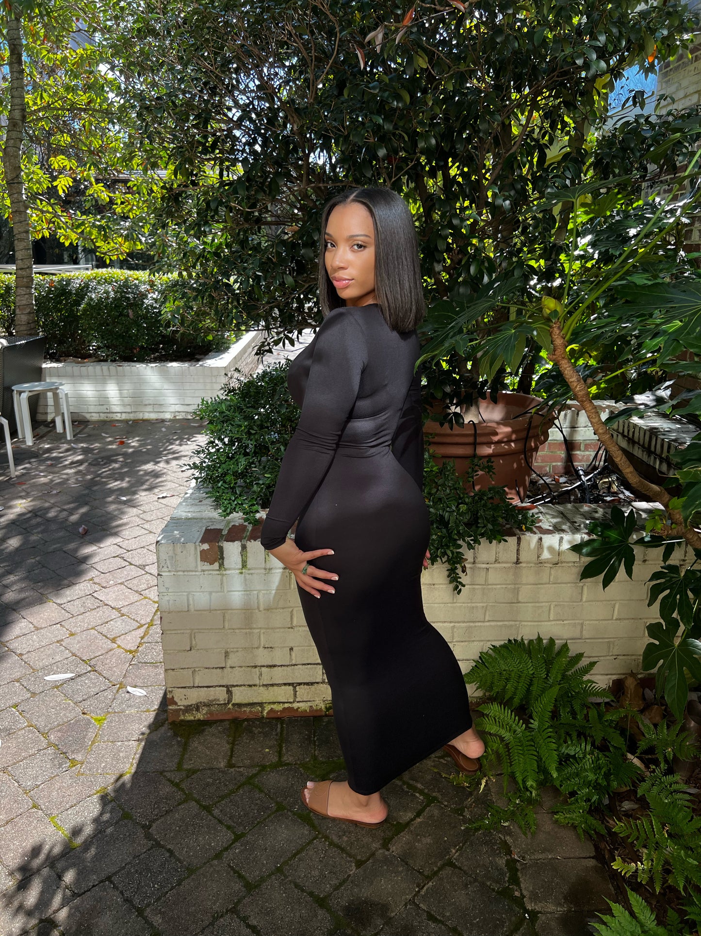 Just like skin Dress (Black)